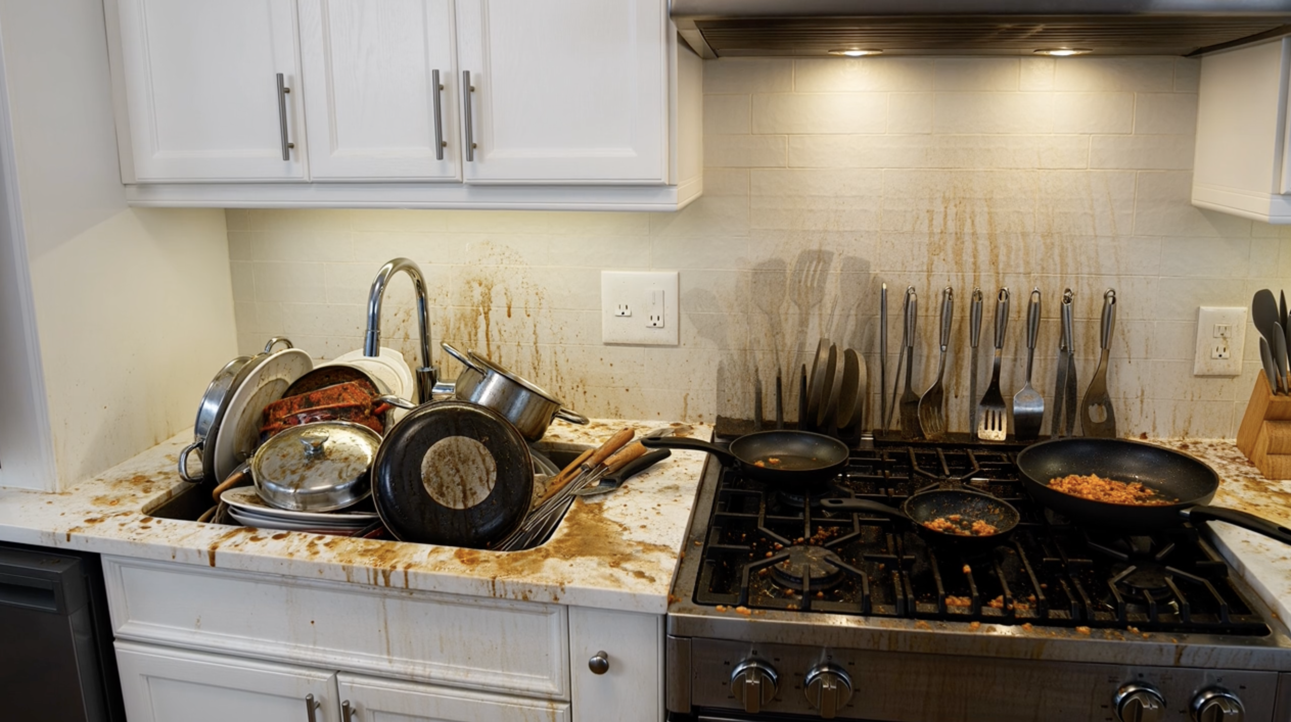 Kitchen Before Cleaning